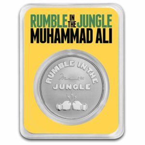 Rumble In The Jungle Muhammad Ali 1 uncja srebra 2023 TEP