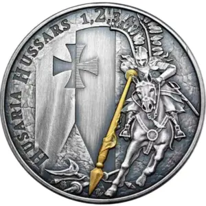 Husaria 1 uncja srebra Antique Gold