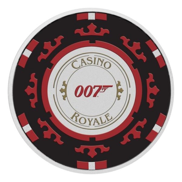 James Bond Casino Royale 1 uncja srebra 2023 Coloured in Card