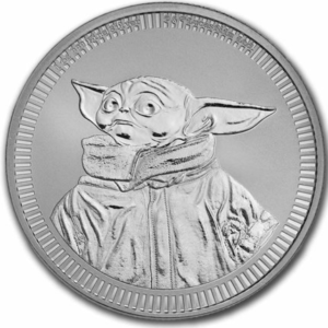 Star Wars Baby Yoda 1 uncja srebra 2023