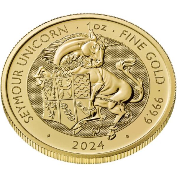 The Seymour Unicorn Tudor Beasts 1 uncja złota 2024