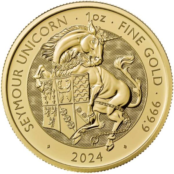 The Seymour Unicorn Tudor Beasts 1 uncja złota 2024