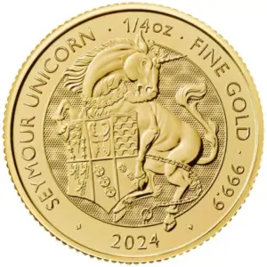 The Seymour Unicorn Tudor Beasts 1.4 uncji złota 2024