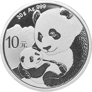 Chińska Panda 30 g Srebra 2019