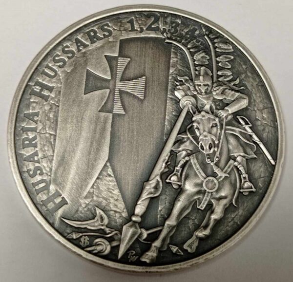 Husaria II 1 uncja srebra Antique