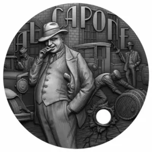 Al Capone Gangsterzy 2 uncje srebra 2021