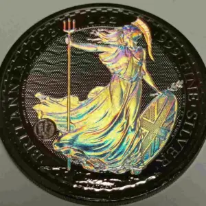 Britannia 1 uncja Srebra 2024 Ruten z Hologramem