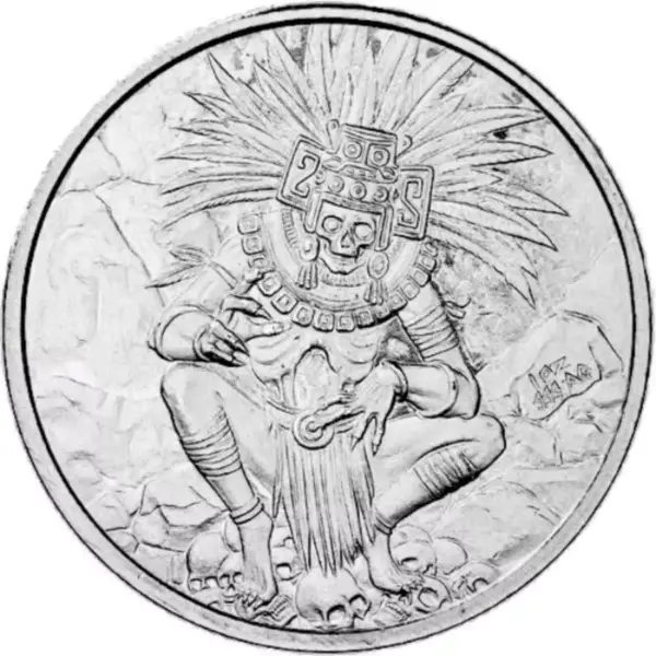 God of Death Aztec 1 uncja srebra