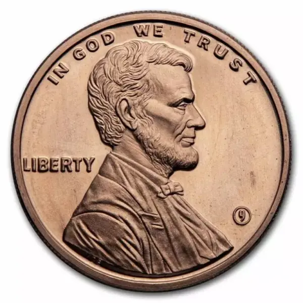 Lincoln Penny 1 uncja miedzi