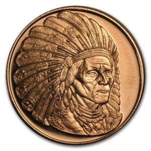 Sitting Bull 1 uncja miedzi