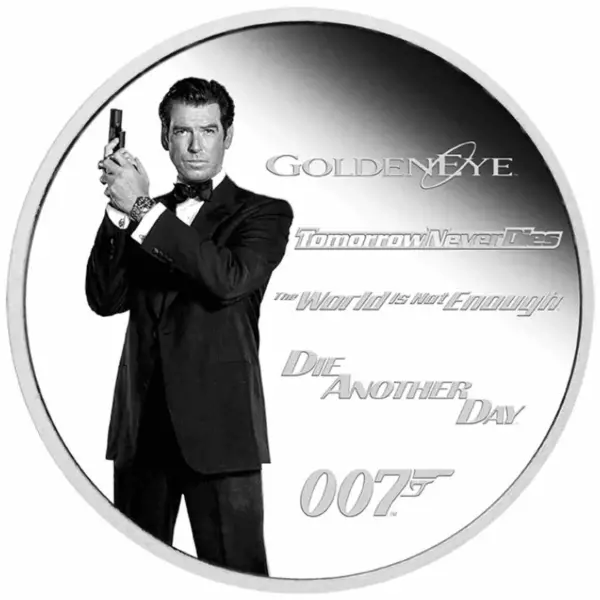 James Bond Legacy Series 1 uncja srebra 2024 PROOF Kolorowany