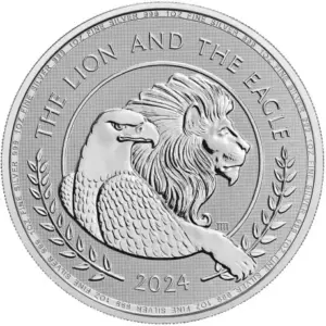 British Lion and American Eagle 1 uncja srebra 2024