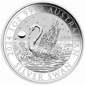 Australijski Łabędź 1 uncja srebra 2024