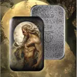 Baldur Gods 2 uncje srebra Sztabka Lana