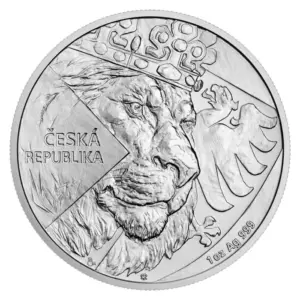 Czech Lion 1 uncja srebra 2024