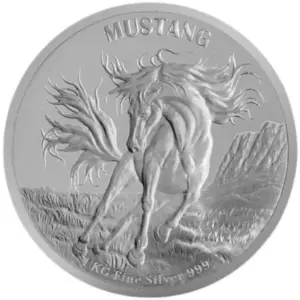 Niue Mustang 1000 g srebra 2024 Proof-Like