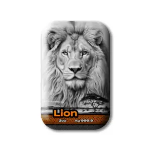 Srebrna Sztabka Lion The Big Five of Africa 2 uncje srebra 2024