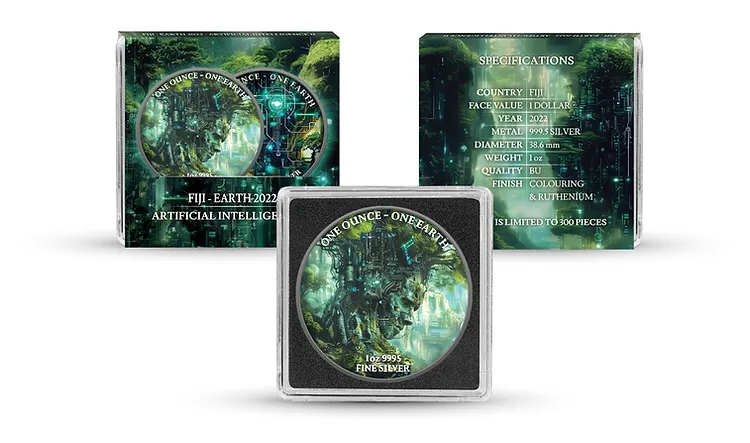 Artificial Intelligence II Master Mind Earth 1 uncja srebra 2022 - obrazek 4