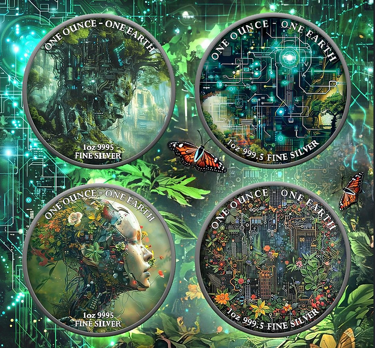 Artificial Intelligence II Master Mind Earth 1 uncja srebra 2022 - obrazek 2