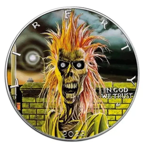 Iron Maiden Amerykański Orzeł 1 uncja srebra 2022