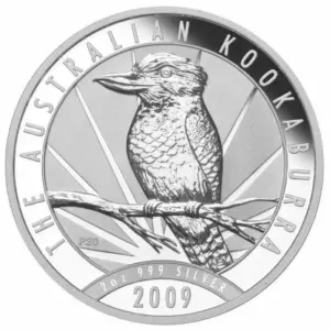 Kookaburra 2 uncje srebra 2009