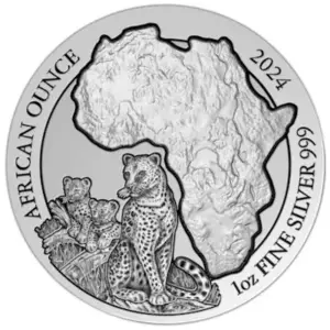 Leopard African Ounce 1 uncja srebra 2024