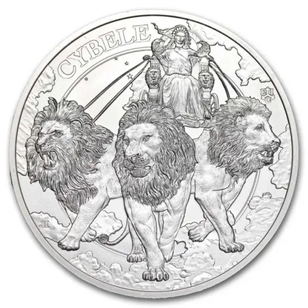 St Helena Goddesses Cybele And The Lions 1 uncja srebra 2024