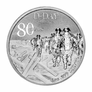 Alderney Silver D-Day 80th Anniversary 1 uncja srebra 2024