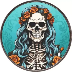 Amerykański Orzeł 1 uncja srebra 2024 Skeletons Mrs. Andrea