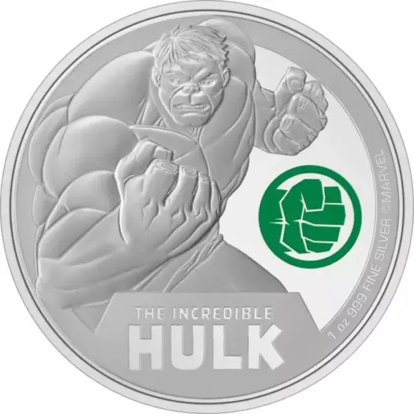 Incredible Hulk Classic Superheroes 1 uncja srebra 2024