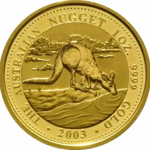 Australian Nugget 1 uncja Złota 2003