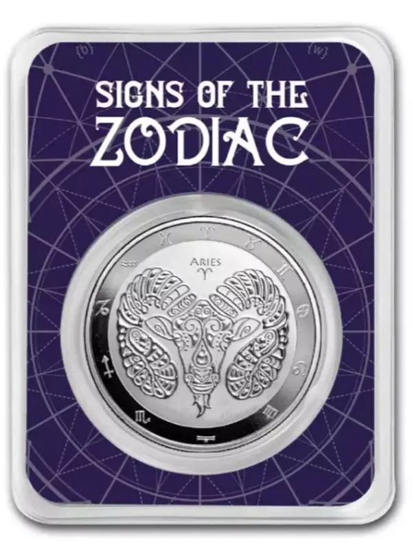 Baran Zodiac Series 1 uncja srebra 2024 TEP