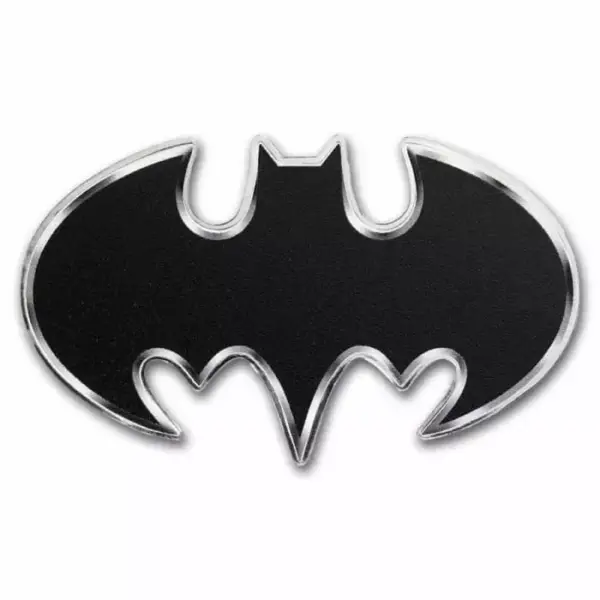 Batman Batarang 1 uncja srebra 2024 Kolorowany