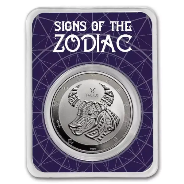 Byk Zodiac Series 1 uncja srebra 2024 TEP