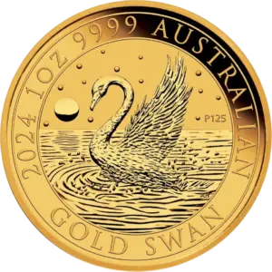 Łabędź 1 uncja Złota 2024