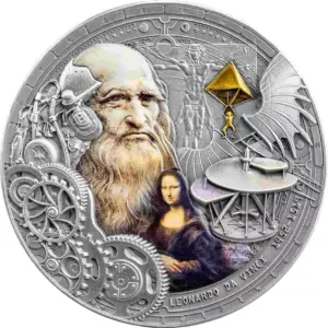 Leonardo Da Vinci 2 uncje srebra 2024
