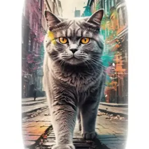 Srebrna Sztabka British Shorthair in London Cats in the City 100 gram srebra