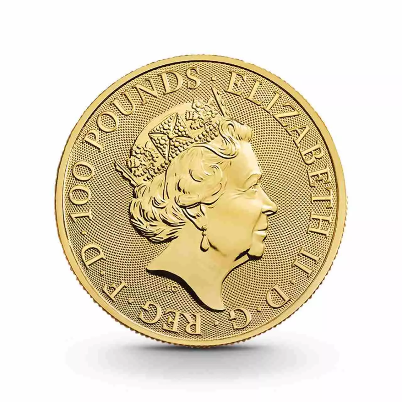 White Horse Bestie Królowej 1 uncja złota 2020 - obrazek 2