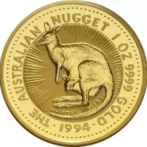 Australian Kangaroo Gold Nugget 1 uncja Złota 1994