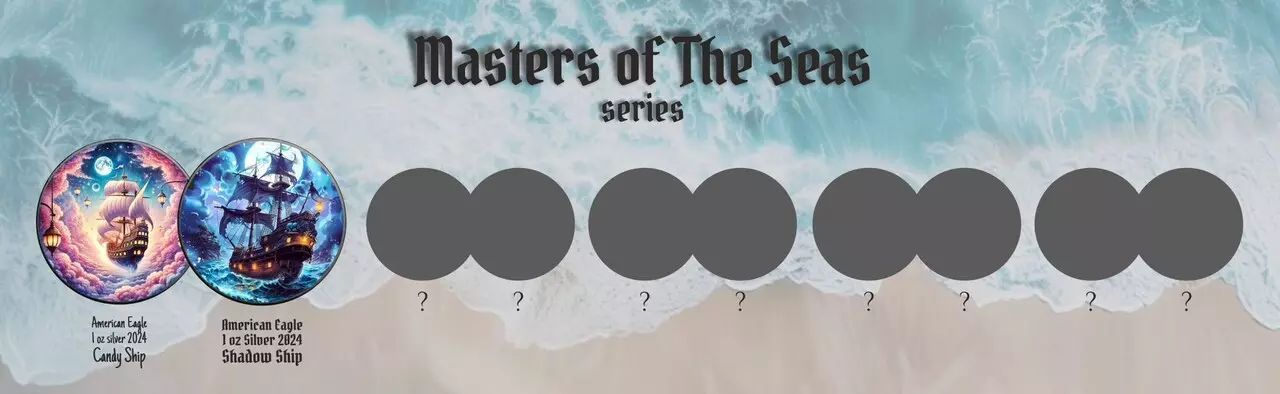 Amerykański Orzeł 1 uncja srebra 2024 Shadow Ship - obrazek 4