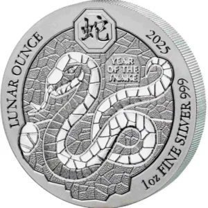 Rwanda Lunar Year of Snake 1 uncja srebra 2025