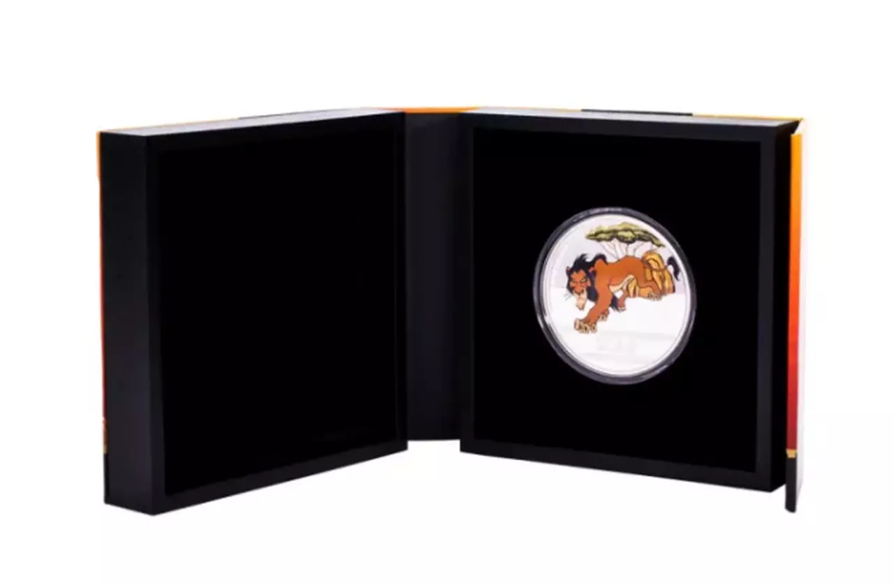 Scar The Lion King 30th Anniversary 1 uncja srebra 2024 - obrazek 2