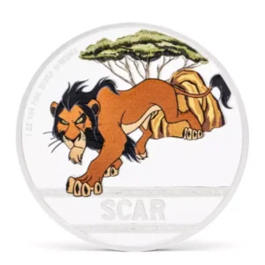 Scar The Lion King 30th Anniversary 1 uncja srebra 2024