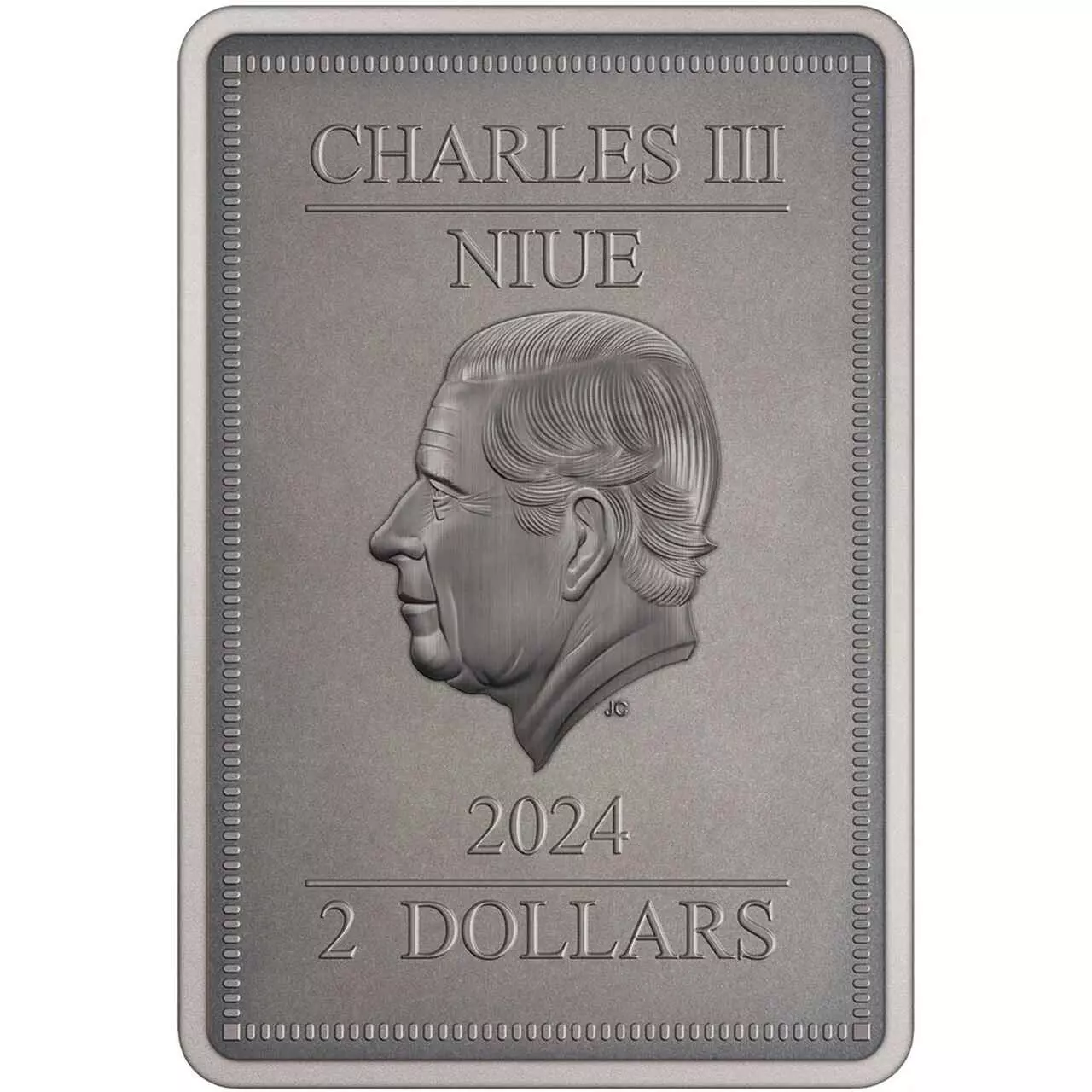 Sztabko moneta Vulture Spider Man Villains 1 uncja srebra 2024 - obrazek 2