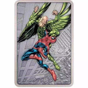 Sztabko moneta Vulture Spider Man Villains 1 uncja srebra 2024