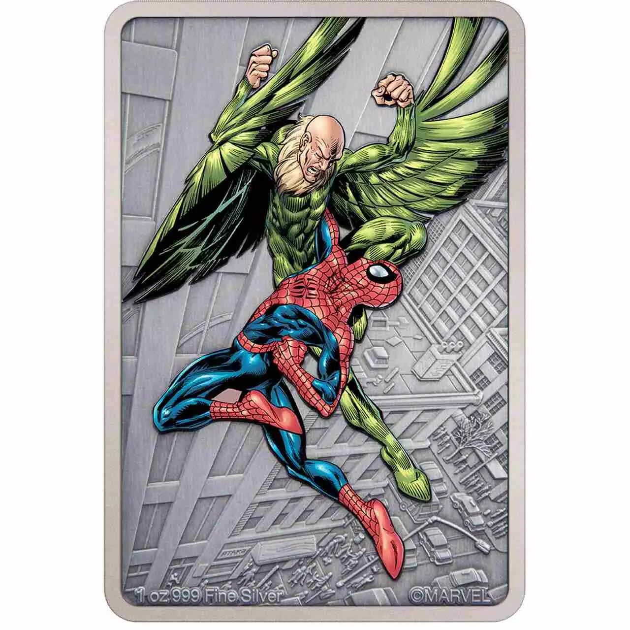 Sztabko moneta Vulture Spider Man Villains 1 uncja srebra 2024