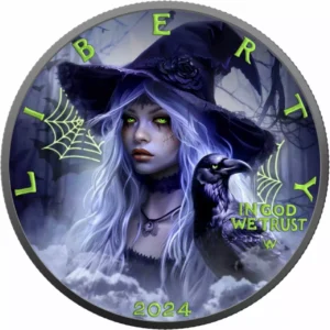 Witch Spell Halloween USA American Eagle 1 uncja srebra 2024