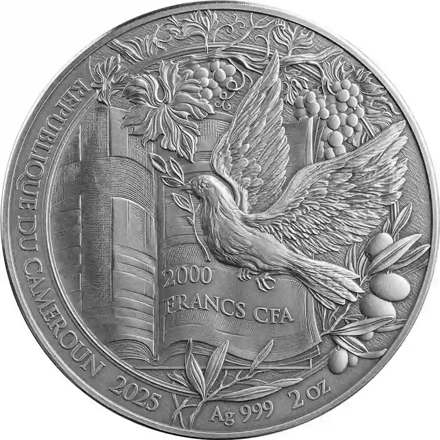 Srebrna moneta The Last Supper Bible Stories 2 uncje srebra 2025 - obrazek 5