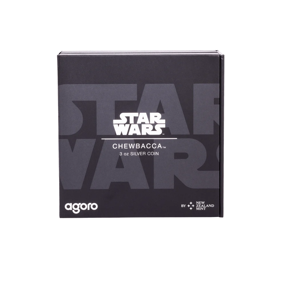 Srebrna moneta Chewbacca Star Wars 3 uncje srebra - obrazek 2