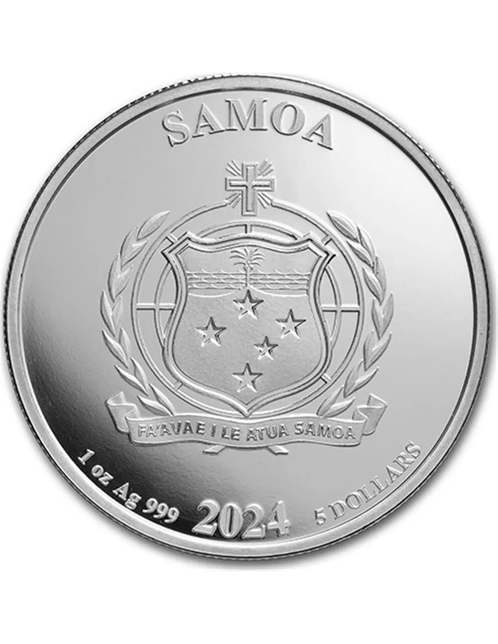 Srebrna moneta DC Justice League Joker 1 uncja srebra 2024 TEP Kolorowany - obrazek 3